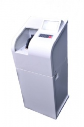 Bill banknote money vacuum note counter with auto door